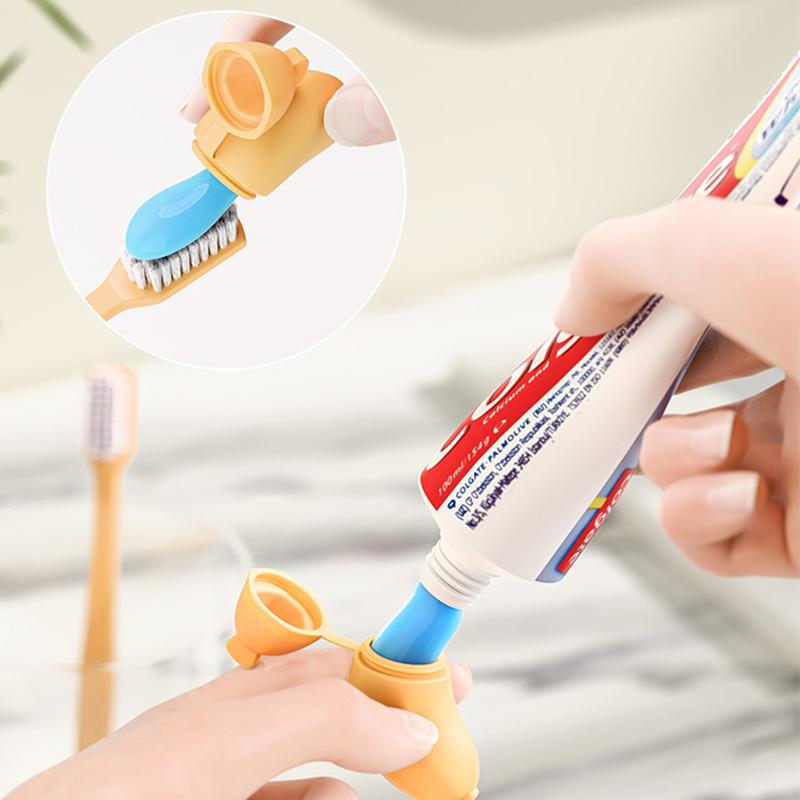 Toothbrush Cover Toothbrush Head Protective Cover Creative Portable Storage Box Cute Banana Toothbrush Dust Cover Travel Set