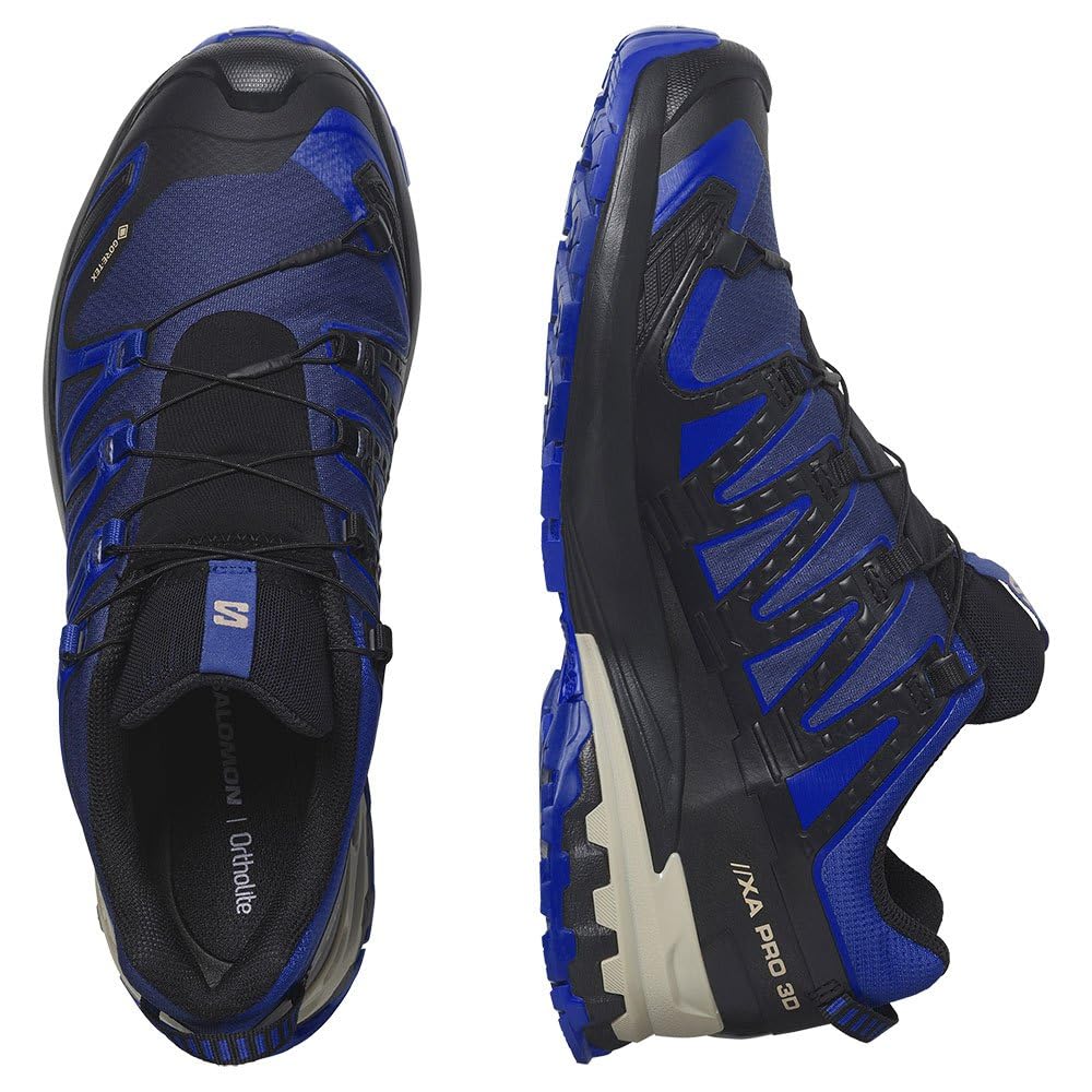 Salomon XA PRO 3D V9 Hiking Size L47270300 GORE-TEX Low-Cut Shoes, Men's, Blue, (Size 26.5)