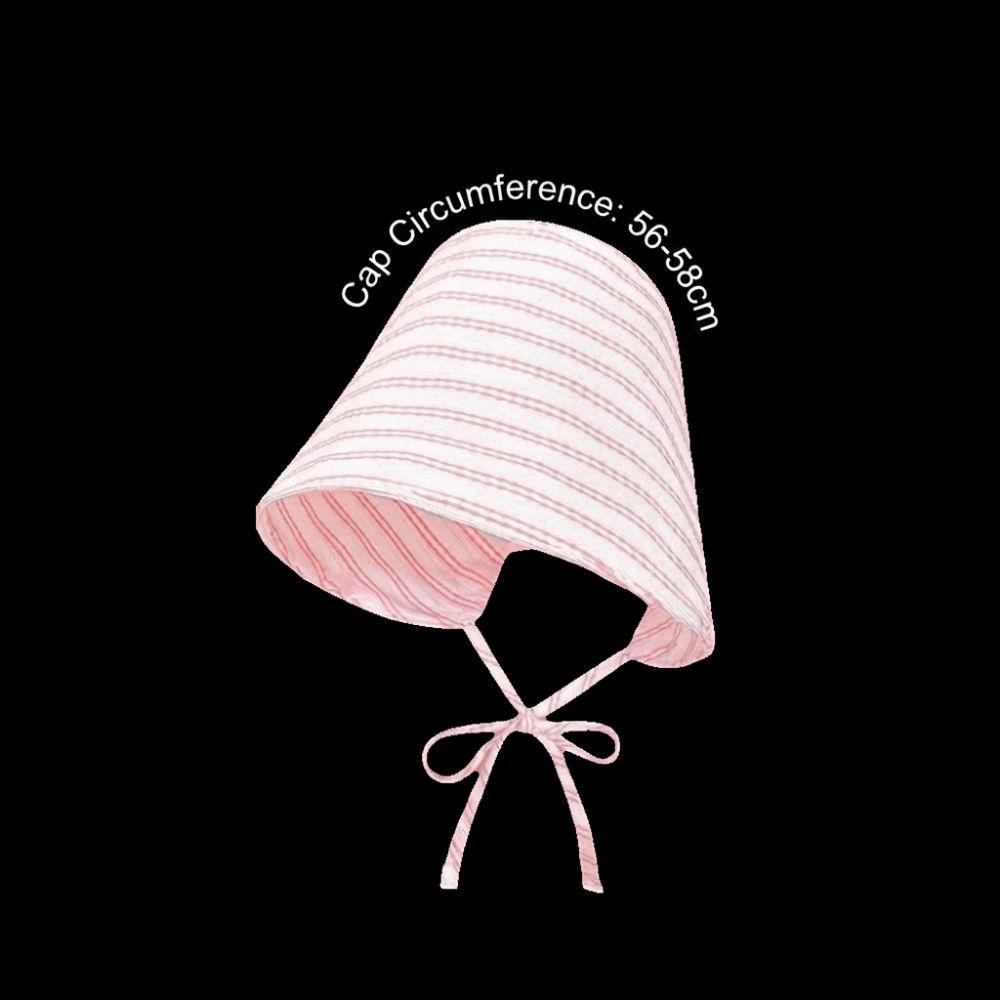 Striped Fisherman Hat Foldable Beach Sun Hat Fashion Panama Cap Outdoor