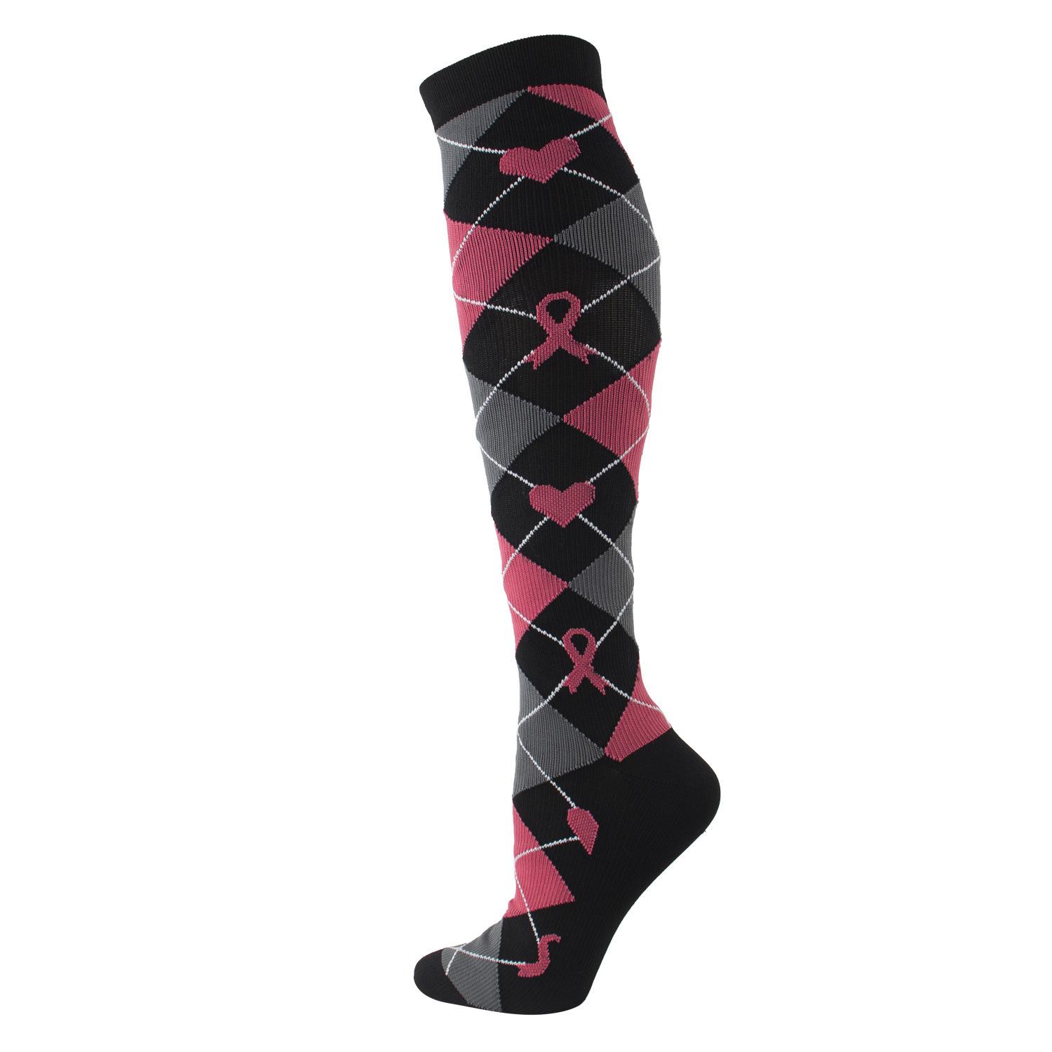

Unisex Outdoor Compression Sports Socks: Elastic, Knee-High, for Cycling & Fitness L.XL