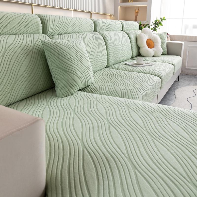 

Жаккардовый чехол на диван, Чехол на одну подушку, Противоскользящий, Эластичный, Устойчивый к кошкам, Универсальная посадка для двухместного дивана, 3-местного дивана, дивана-шезлонга 1pc Normal Size-S