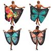 Sexy Women Butterfly Pattern Bikini Cover Up Scarf Swim Dress Halter Sleeveless