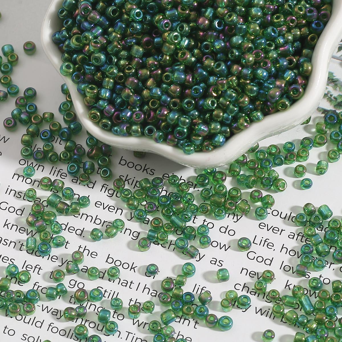 

Блестящие разноцветные бусины, чешский стеклянный бисер, круглые бусины-разделители для изготовления ювелирных изделий, аксессуары «сделай сам» 3mm 500cps