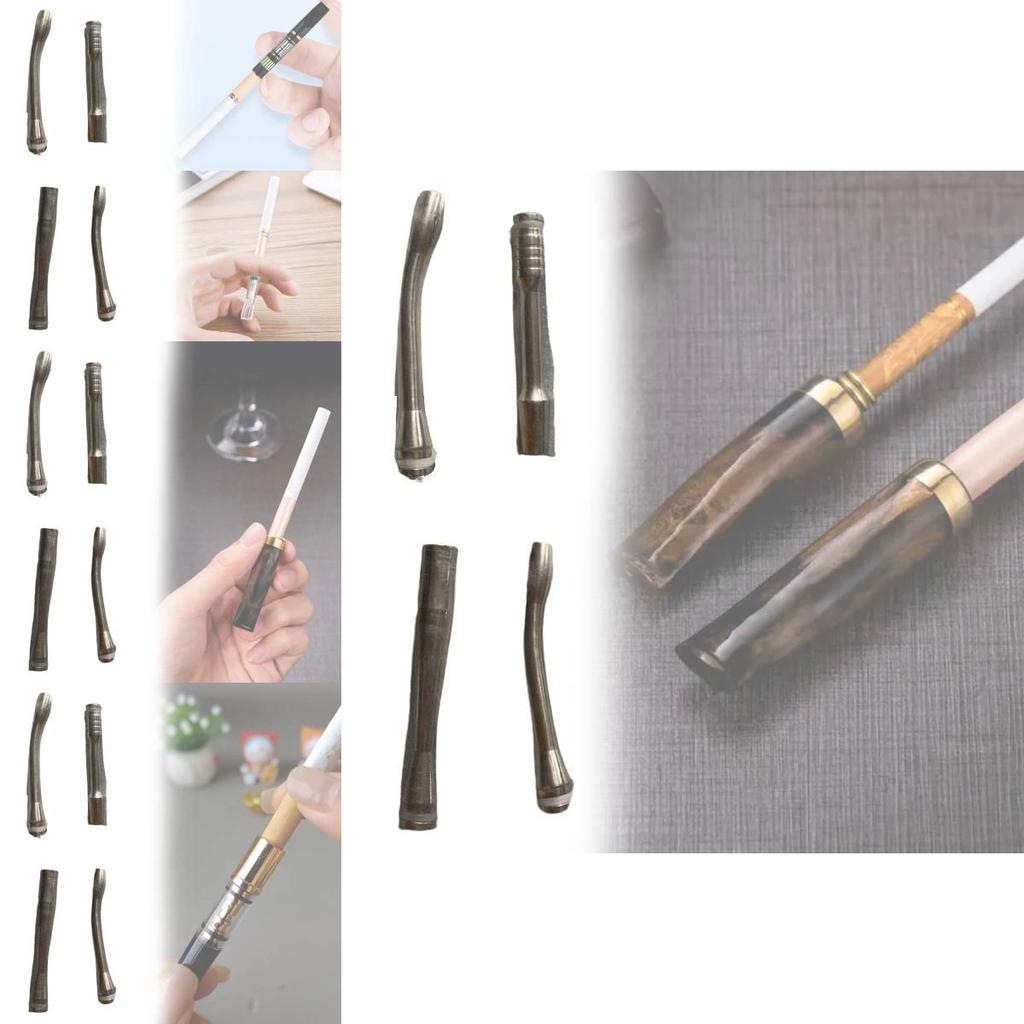 Metal Cigarette Filter With Loop Cleaning Core For Smoking Accessories