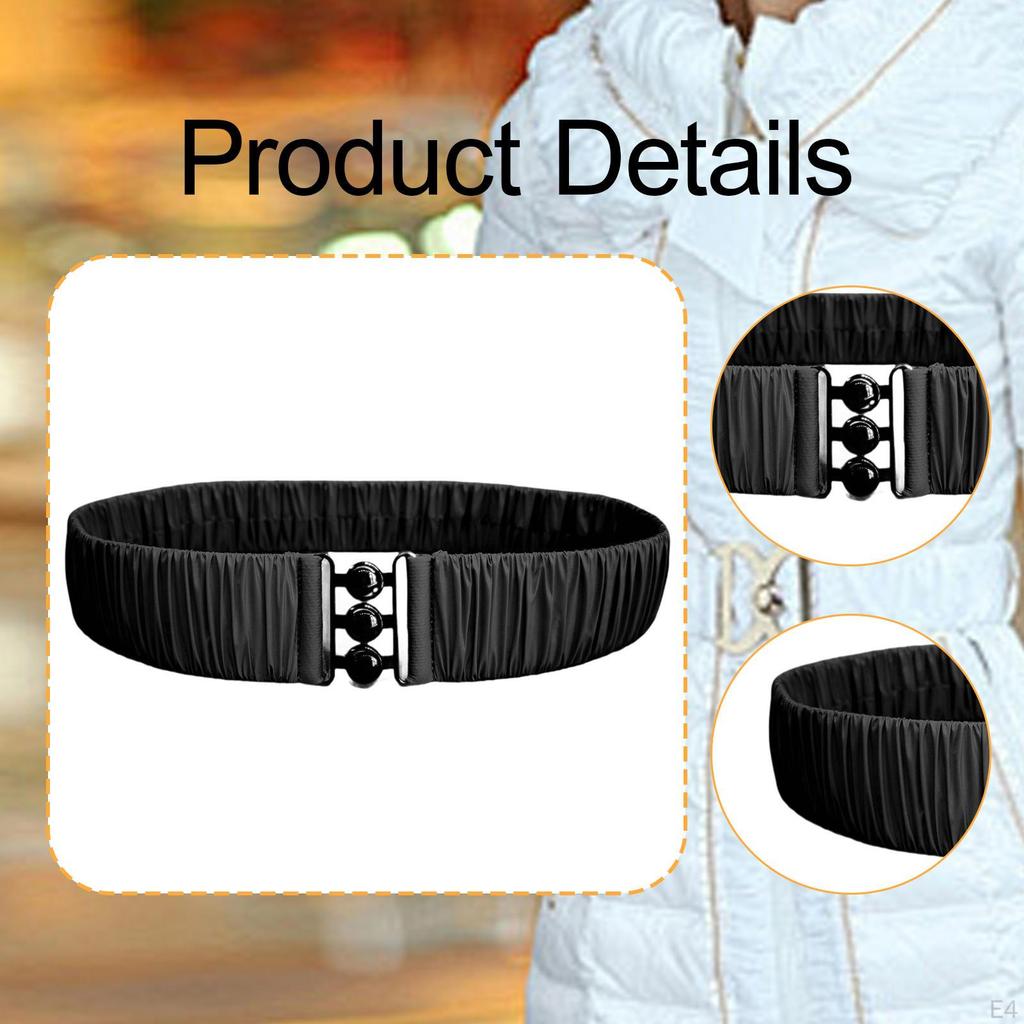 Elastic Waist Belt Casual Elegant Waistband for Winter Outwear Clothes
