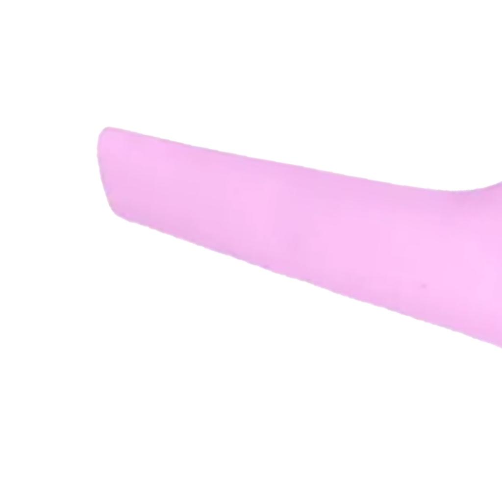 Women Portable Urinal Field Standing Emergency Urinal TPR Female Urination Device Pink