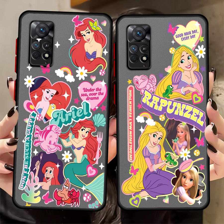 Funda Phone Cover Case for Xiaomi Redmi Note 15 A4 12 13 14 Pro Plus 14C 10 9S 13C 11 Ariel Rapunzel