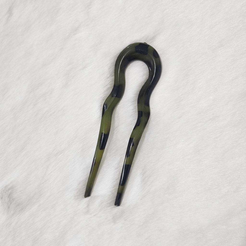 Elegante U-förmige Haarnadel: Moderne Interpretation des traditionellen chinesischen Brötchen-Kopfschmucks für Frauen