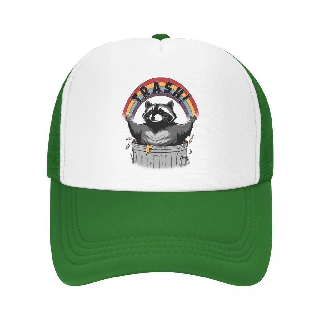 Șapcă de baseball Retro Live Fast Eat Trash Raccoon în aer liber, unisex, WoUnisex, reglabilă, pălărie de camioner, șapcă de primăvară snapback