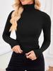 2025 Autumn/Winter Women's High Neck Slim Fit Base Layer Top