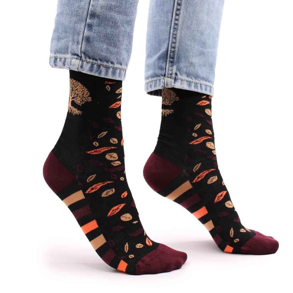 2x Bamboo Socks Small-Medium Tree of Life
