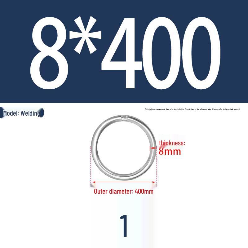 304 Stainless Steel Seamless O-Ring for Lifting and Hammock Yoga Connection