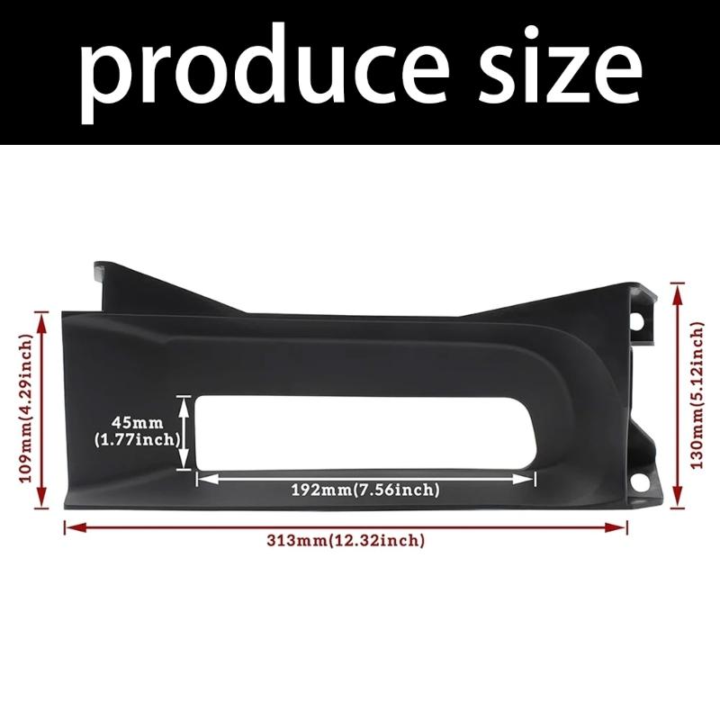 OEM 68196982AA Front Tow Hook Cover for Select Model Automotive Front Bumper Tow Hook Bezel Decoration