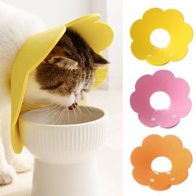Schutzkragen Blumendesign Anti-Leck EVA Katzen-Schutzkragen für Innen