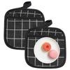 Kitchen Potholders Pad And Stove Oven Gloves Heat Resistant Thermal Anti-heat Take  Pot Cooking Baking Gloves Insulation Pad