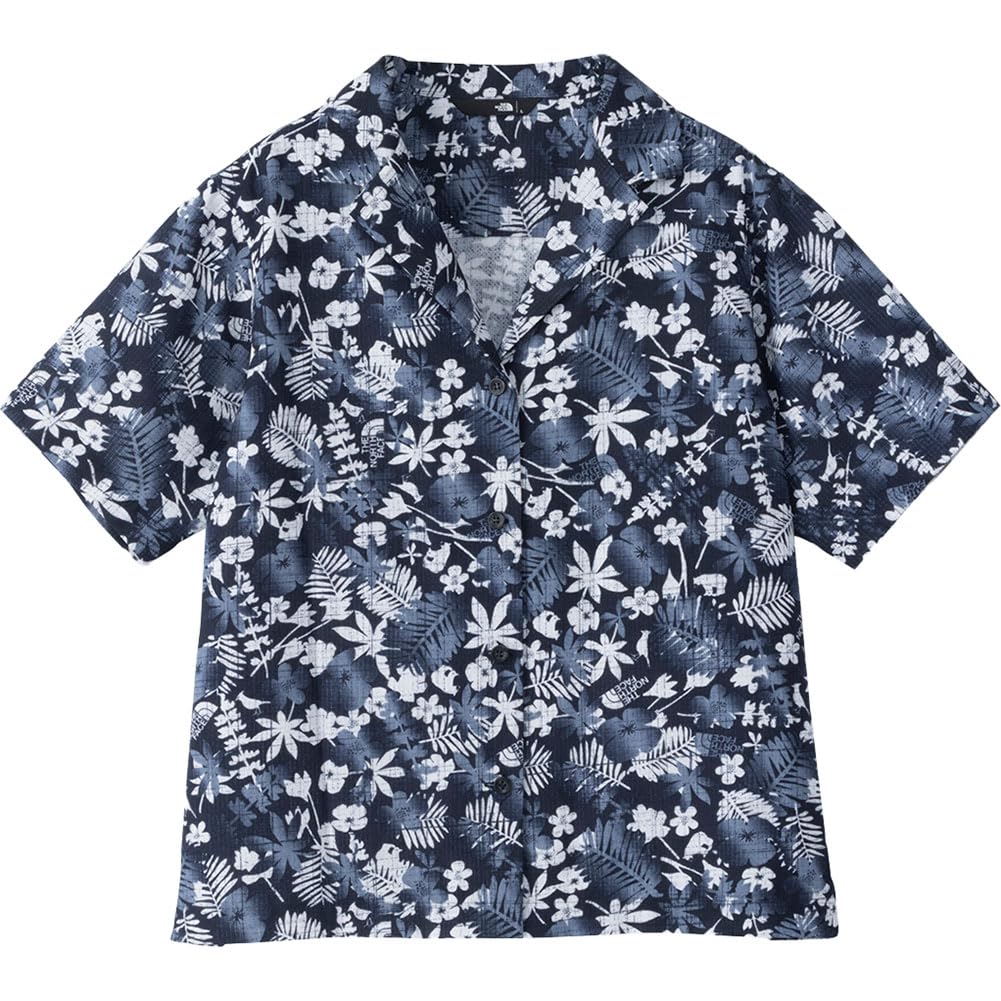 The North Face Aloha Vent VN Summer Size M S/S Shirt, Navy,