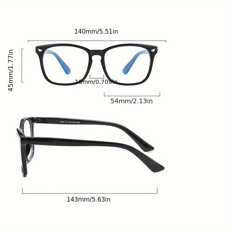 Retro Anti Blue Glasses for Women Square FrameRice Nail Frame Computer Mirror