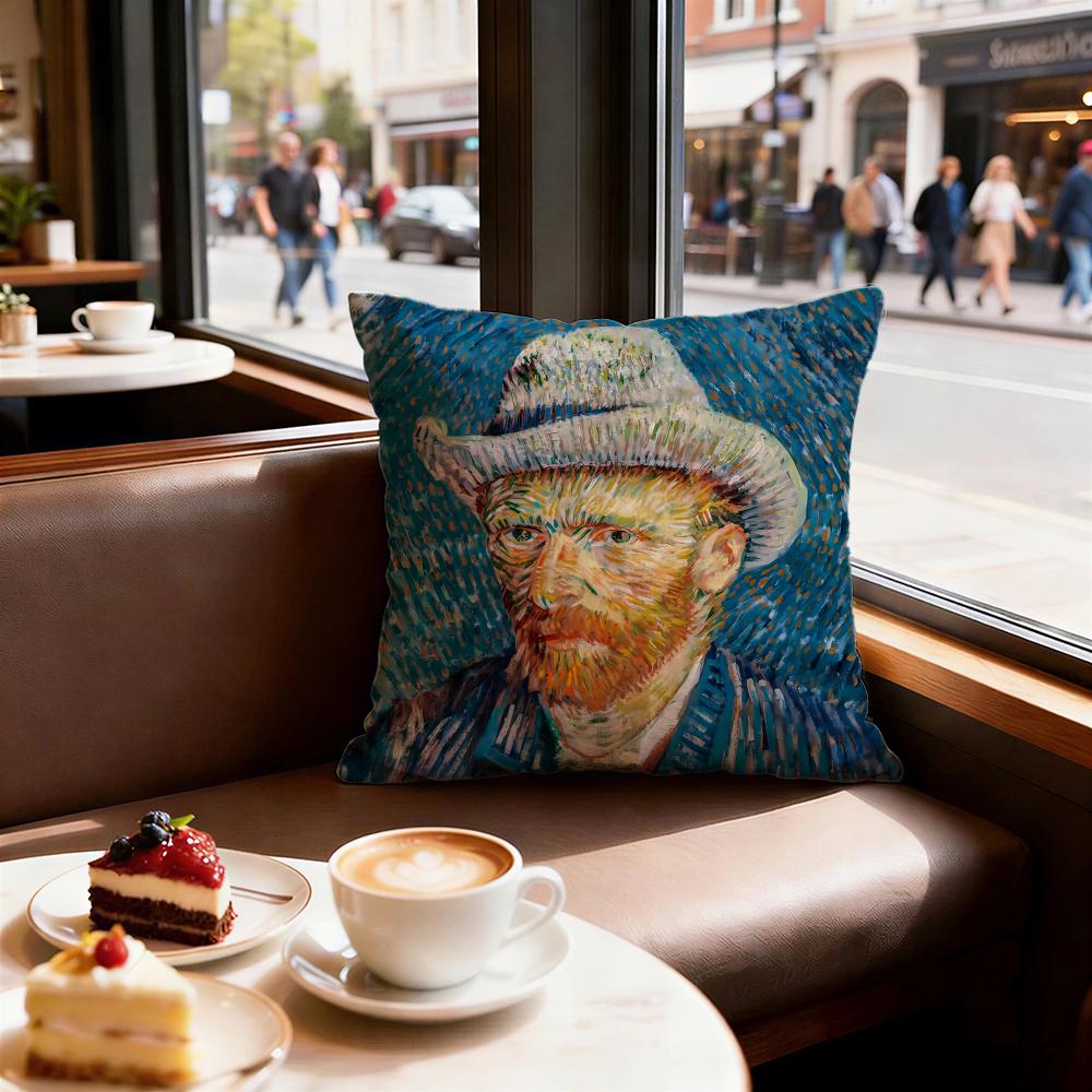 

Art Van Gogh Cushion Cover Decorative Cushions Covers Cover Sofa 50x50 Pillow 4 Piece 45x45 40x40 Pillowcase 30X30cm
