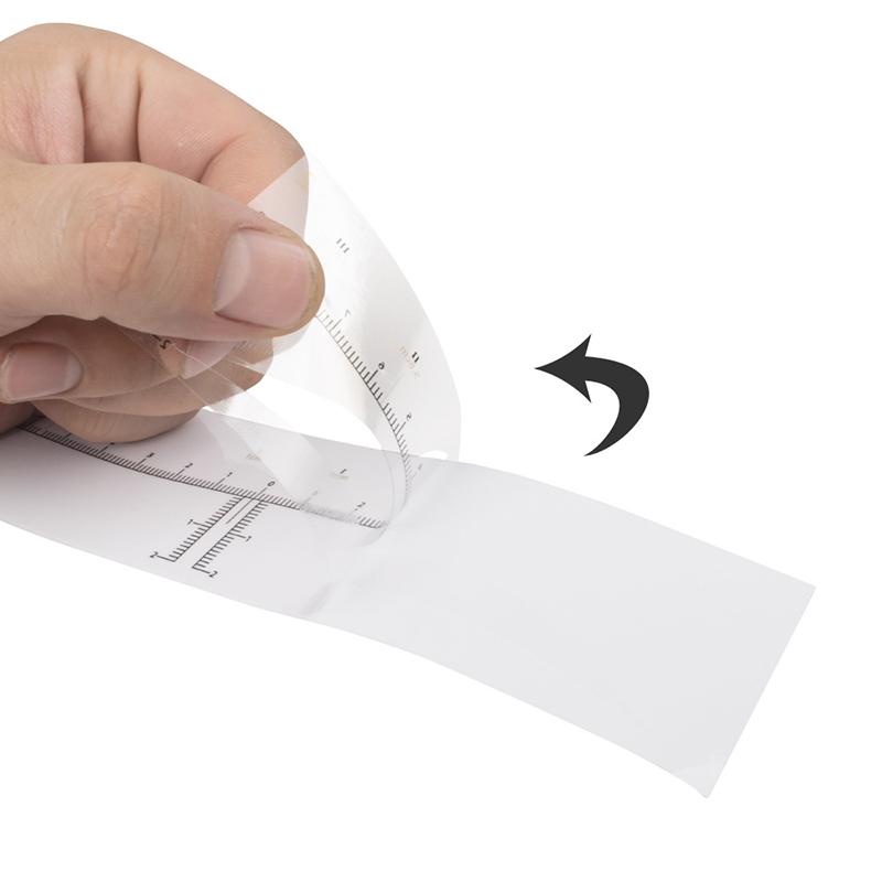 10/20/50 Stück Einweg-Augenbrauenlineal Selbstklebender Aufkleber Microblading Tattoo Positionsmarkierung Schablonen Professionelles Make-up-Werkzeug