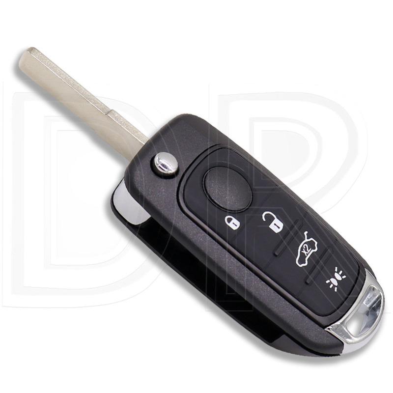 Great 2ADPXFI5AM433TX MQB48/4A Chip 433MHz SIP22 Flip Car Remote Control Key For Fiat 500X Egea Tipo Toro Crono 2016 2017 2018