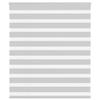 VidaXL Store Zèbre Gris Clair Largeur Du Tissu 115,9 Cm Polyester, Store Enrouleur Zébré, Store Zébré Pour Fenêtre, Store 4014421