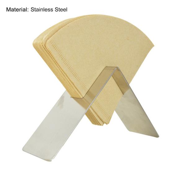 Filter Paper Holder Broken Resistant Large Capacity Waterproof Coffee Filter Paper Storage Rack for Café
