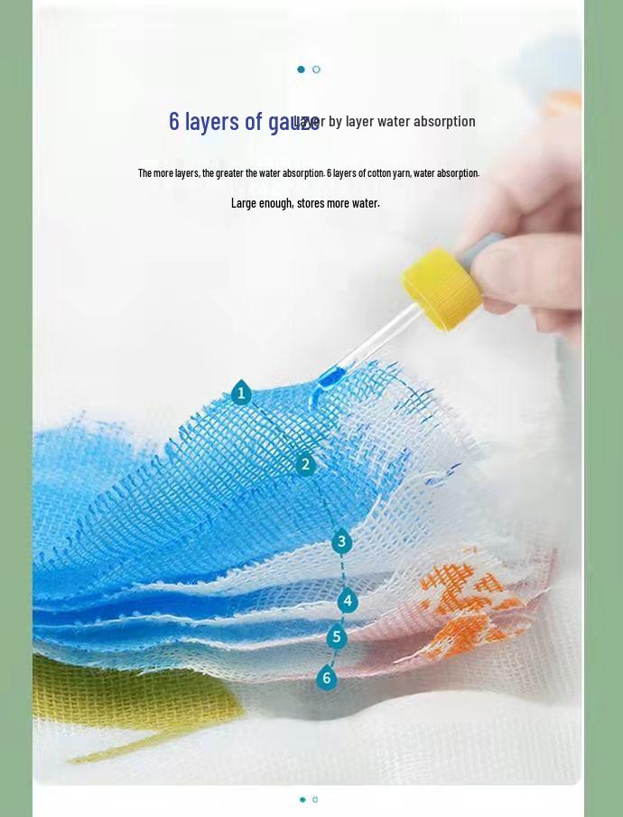 Asciugamano in Garza e Copertina per Bagnetto Neonato in Puro Cotone