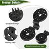 Shading Net Clip Clamp Grommet Fence Netting Hook Heavy Duty Insectproof UV Resistant Plants Anti-bird for Greenhouse