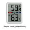 6046B Haus LCD Digitale Elektronische Uhr Temperatur und Luftfeuchtigkeitsmesser Großer Bildschirm Hohe Präzision Thermometer Hygrometer