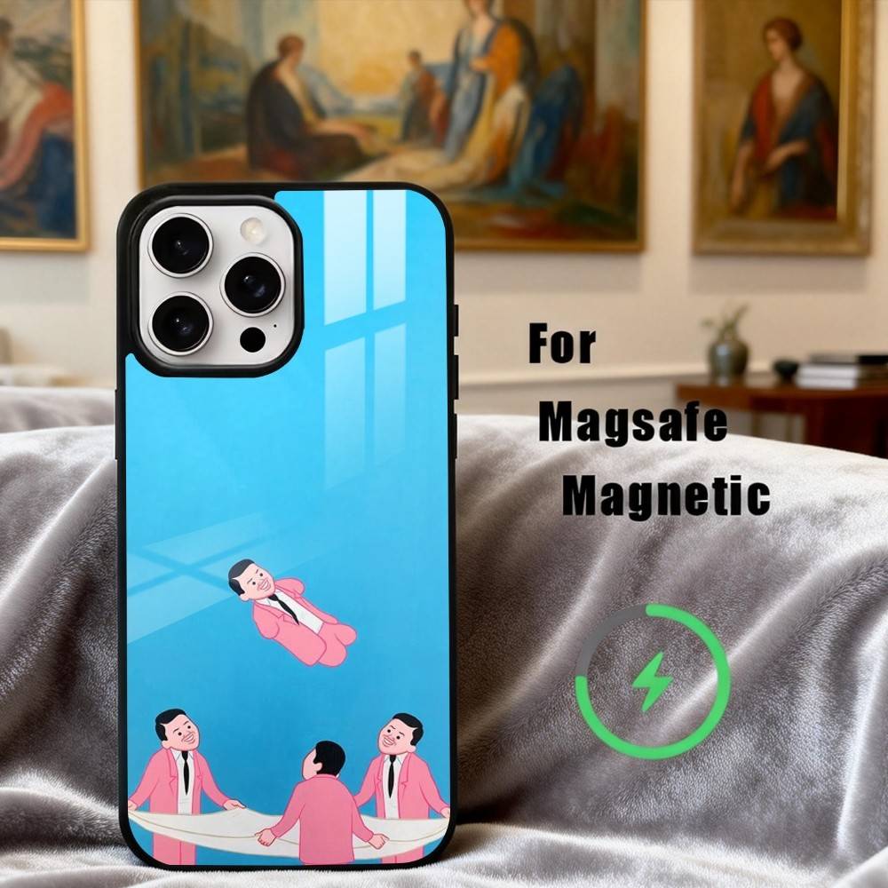 

N-New A-Art J-Joan C-Cornella Phone Case For iPhone17,16,15,14,13,12,11 Plus,Pro Max Magnetic For Magsafe Wireless Charging iPhone15PROMAX