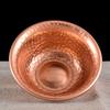1Pcs,Relief Pure Copper Drinking Bowl Pure Brass Small Auspicious Holy Water Cup Buddhist 11cm Bowl Home's Gift Decorative