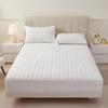 Waterproof Quilted Fitted Sheet: Urine-Proof Solid Color Mattress Protector