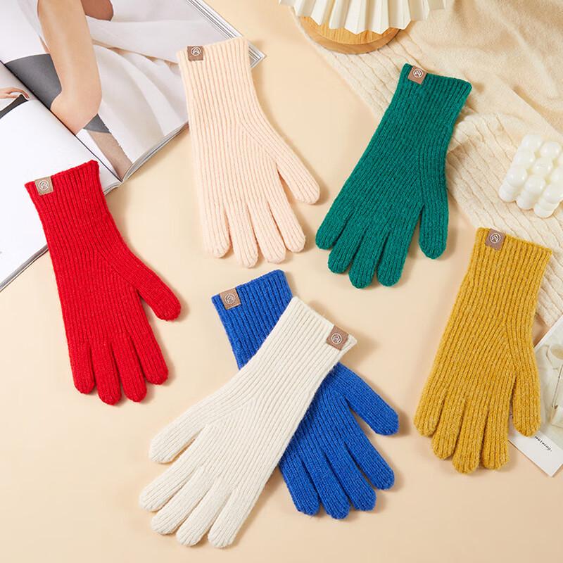 Unisex Winter Knit Touchscreen Gloves
