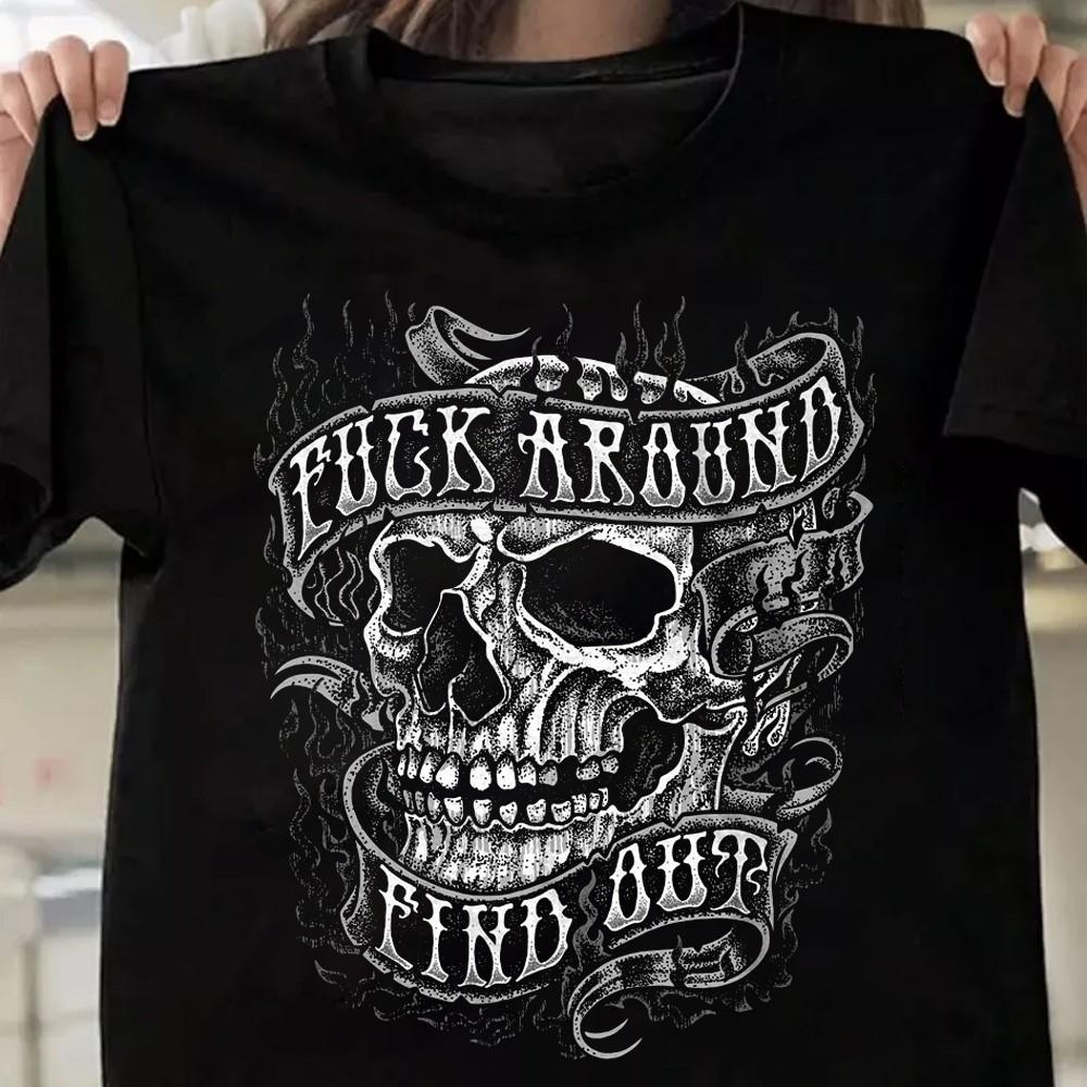 Vintage Fuck-Around And Find Out Gift For Fans Unisex S-5XL Shirt 14D210 Unisex T-Shirt L