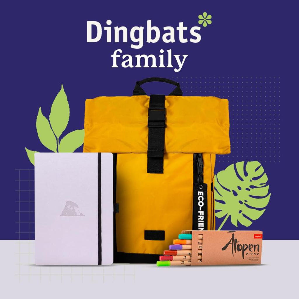 Dingbats Earth Dot A5 Medium Glycine Arctic Hardcover Cream 100gsm Inkproof Paper Numbered Index Key Pages - Notebook, - - - Pages, &