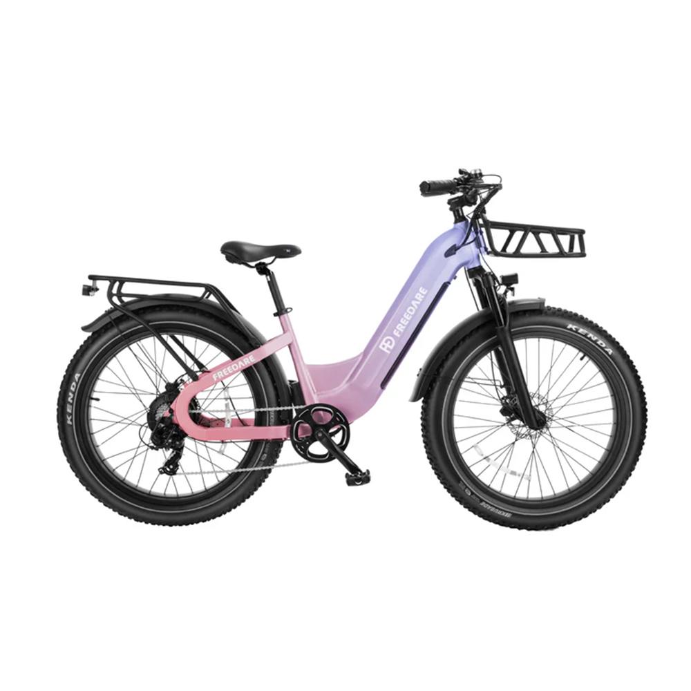 FREEDARE Eden Electric Bike Adults with Front Basket and GPS Smart App Control ,48V 20Ah Battery,Torque Sensor