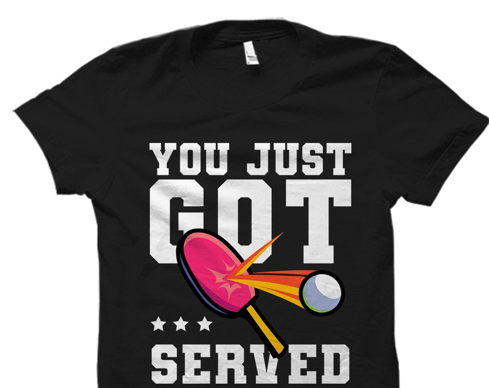 Table Tennis Shirt. Table Tennis Gift. Table Tennis Tees. Table Tennis T Shirt. Ping Pong Gift. Ping Pong Gifts Table Tennis T-Shirt #OS5064 XL