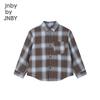 JNBY Boys' Plaid Long-Sleeve Shirt