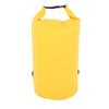 20L Dry Bag Waterproof PVC Mesh Cloth Removable Collapsible Lightweight Yellow for Boating Swimming Kayaking
