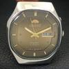 AUTOMATIC VINTAGE ORIENT CRYSTAL JAPAN 46941 MENS ORIGINAL DIAL WATCH A703332-1 R213b-a703332