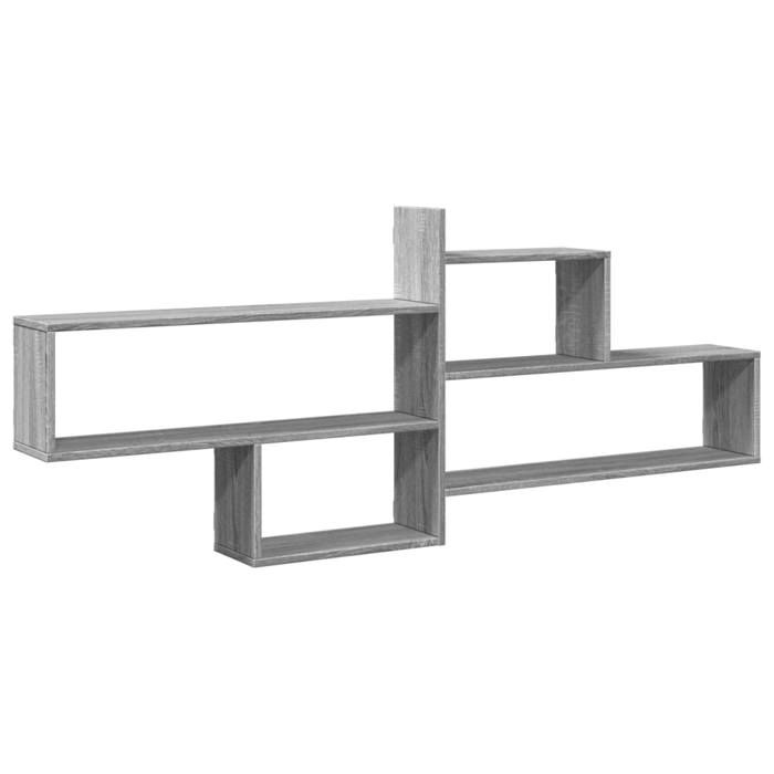 VidaXL Étagère murale sonoma gris 167,5x18x68 cm bois ingénierie 853322