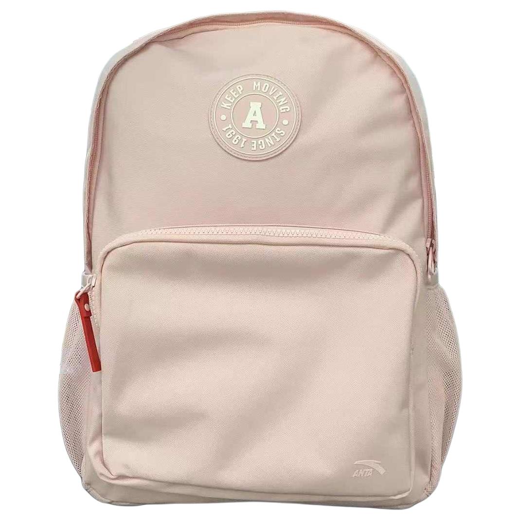 

Anta Retro Minimalist Lightweight Fashion Polyester Backpack Women Backpack Light-Pink 192248151-4 Clear Pink