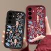 Small Flowers Phone Case For Samsung Galaxy S24 S23 S22 Ultra S20 S21 FE A55 A54 A53 A52 A34 A15 A14 A35 5G Soft Silicone Cover