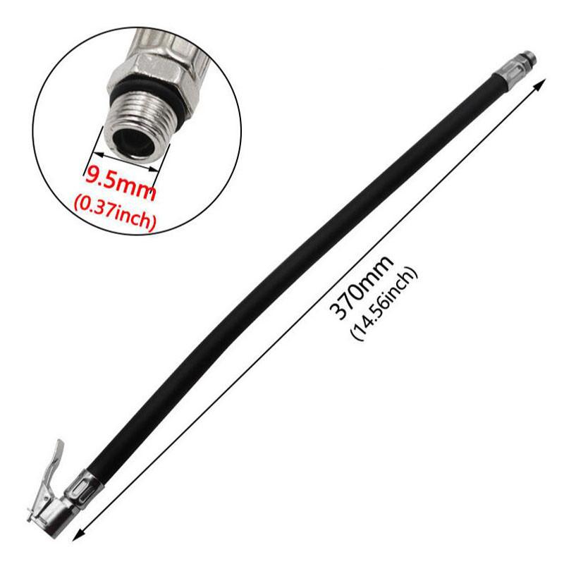 Auto-Reifenfüllschlauch Tragbares Reifenfüll-Verlängerungsrohr Flexibler Reifen-Luftkompressorschlauch Gewinde Düse für Auto Automobil