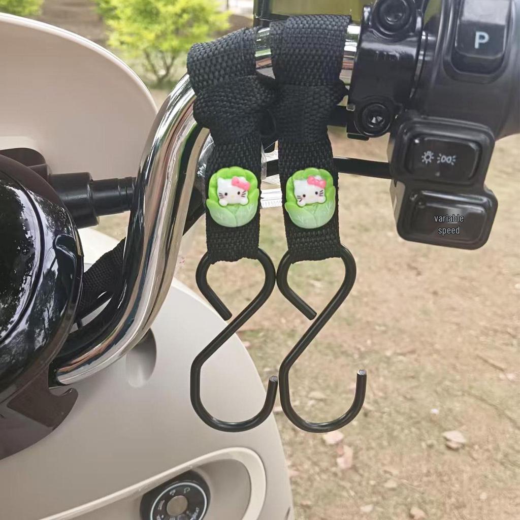 Portable Cartoon Scooter Hook for Helmets and Bags
