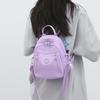 Einfarbiger Rucksack Große Kapazität Nylon Leichter Rucksack