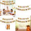 Festival Paper Fall Banner With Letter Set Thanksgiving Party Scene Decoration