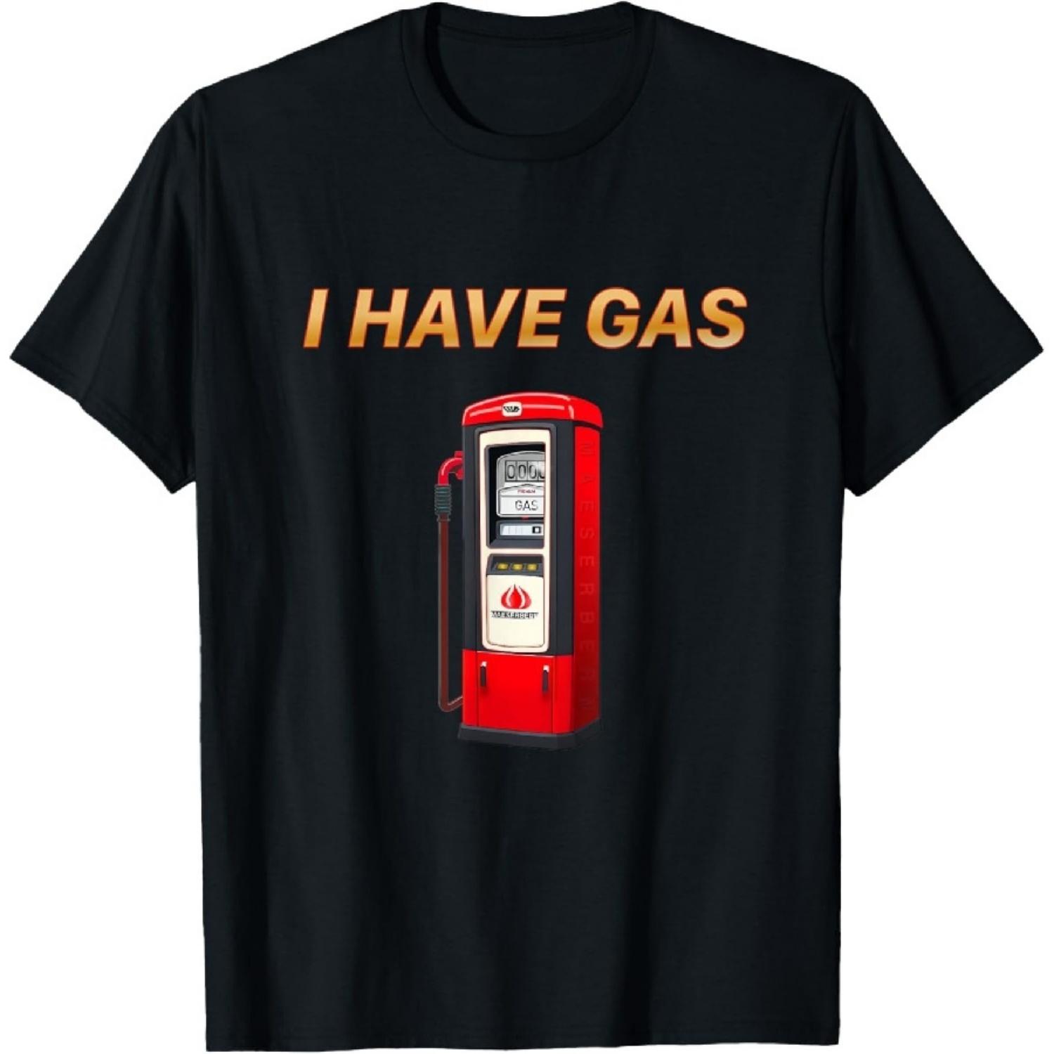 I HAVE GAS fast x gas pump T-Shirt XXXXXL разноцветный