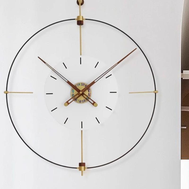 Modern Wall Clock Decorative Wall Watch Minimalist Nordic Luxury Aesthetic Large Clocks Silent Elegant Living Room Art Watches
