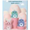 Kinder U-förmige elektrische Zahnbürste 360 Grad Smart Cartoon Kinder Silikon-Zahnbürste Automatische wiederaufladbare Schallzahnbürste